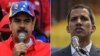 Nicolas Maduro (L) i Juan Guaido (D)