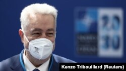 Zdravko Krivokapić, na NATO samitu u Briselu, 14. juna 2021. 