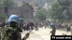 UN vojnici u Srebrenici, Jul 1995.