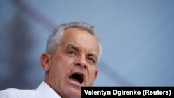 Vladimir Plahotniuc la ultima ieșire publică în R. Moldova, delivers a speech at a rally in Chisinau, June 9, 2019