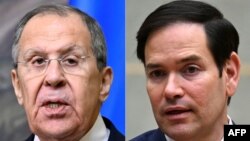 Ministrul de Externe rus Serghei Lavrov și secretarul de stat american Marco Rubio sunt principalii negociatori la Riad. 