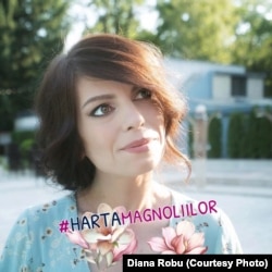 Diana Robu, storyteller la Hospice Casa Speranței, a realizat prima hartă a magnoliilor din București.