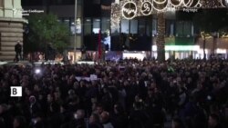 Протести во Тирана против Вучиќ и Отворен Балкан