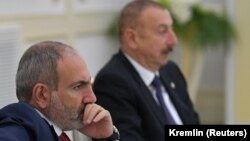 Никол Пашинян и Ильхам Алиев (архивная фотография)