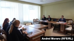 Ședința de judecată în dosarul lui Vladimir Plahotniuc, Judecătoria Buiucani.