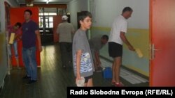 Кречење во основното училиште Св. Климент Охридски во Охрид.