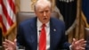 Donald Trump amerikai elnök a Fehér Házban október 14-én
