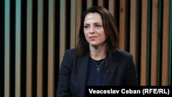 Ramona Strugariu, directoarea Institutului Național al Justiției (INJ) de la Chișinău, în studioul Europei Libere de la Chișinău