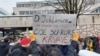 Протест за поддршка на српските студенти од нивните колеги во Сараево