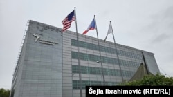 Sediul din Praga, capitala Cehiei, al Radio Free Europe / Radio Liberty.