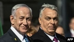 Orbán Viktor miniszterelnök és Benjámin Netanjáhú izraeli miniszterelnök Budapesten 2025. április 3-án
