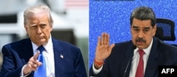 Президент США Дональд Трамп (зліва) й очільник Венесуели Ніколас Мадуро (справа). Ілюстративний колаж