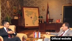 Milorad Dodik i Vuk Jeremić u Banjaluci, 25. avgust 2011