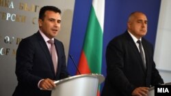 Премиерите на Бугарија и на Македонија, Бојко Борисов и Зоран Заев 