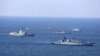 Nave în formație în timpul exercițiului Sea Breeze 