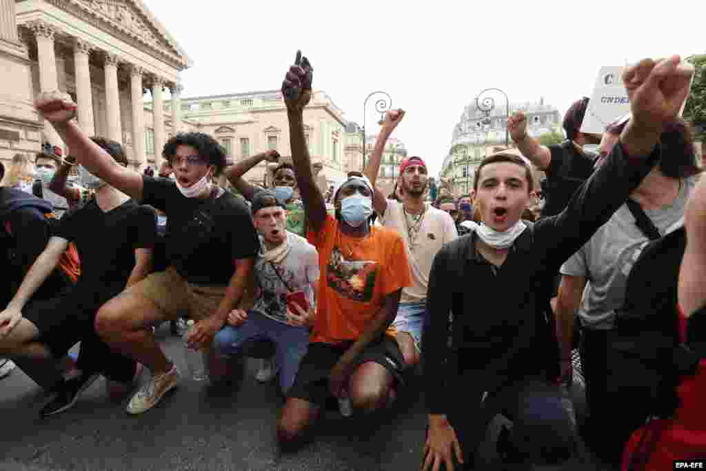 ანტირასისტული დემონსტრაცია საფრანგეთის ქალაქ მონპელიეში.&nbsp;