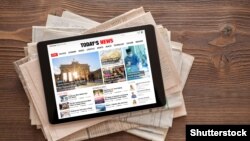 "Hrvatski medijski izdavači prate svjetske trendove", kaže Bojana Božanić , predsjednica Udruge medijskih izdavača Hrvatske udruge poslodavaca. (na fotografiji: novinsko online izdanje)