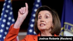 Председателката на Камарата на представителите в Конгреса Нанси Пелоси е вносител на приетата резолюция