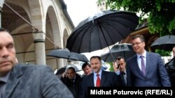 Aleksandar Vučić prilikom posete Sarajevu u maju 2014. 