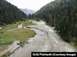 Lokacioni që njihet si Zalli i Rupës në Deçan.