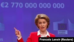 Președinta Comisiei Europene, Ursula von der Leyen 