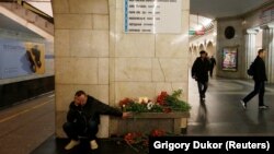 Mjesto eksplozije u metrou u Sankt Peterburgu