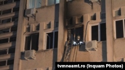 Un incendiu puternic a izbucnit anul trecut la Piatra Neamț