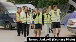 Studenti iz Srbije koji trče štafetni maraton do Brisela kako bi evropskim zvaničnicima ukazali na zahteve višemesečnih protesta i blokada.
