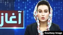 Mina Khairi, a female anchor for Ariana News, was killed in a blast in Kabul on June 3: