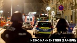 Policija nakon napada u nemačkom Hanau, 20. februar