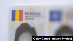 Card de identitate biometrică - ilustrație generică.