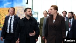 Президент Украины и премьер Дании