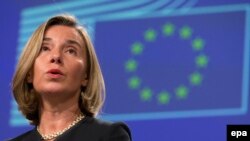 Shefja e politikës së jashtme të Bashkimit Evropian, Federica Mogherini.