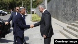 Итамар Бен-Гвир и глава Минюста Грузии Паата Салия