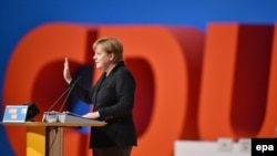 Angela Merkel la congresul CDU, 14 decembrie 2015
