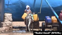 Сокинони баъзе рустоҳои вилояти Хатлон гуфтанд, ки тавассути хар асосан обу ҳезум мекашонанд