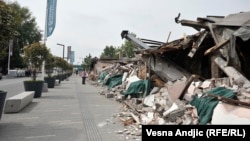 Rušenje Savamale, foto: Vesna Anđić