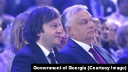 Ираклий Кобахидзе и Виктор Орбан, 29 мая 2025 года