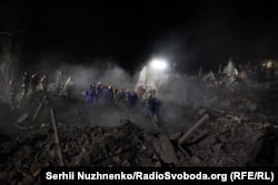 Последствия попадания в Святошинском районе, Киев, 24 апреля 2025 года