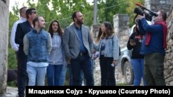 Прошетка на учесниците на настанот „Градење Европа дома“