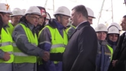 Порошенко показав світовим фінансовим донорам нове укриття ЧАЕС