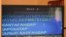 Монитор с результатами голосования в зале заседания мажилиса парламента. Астана, 31 марта 2010 года.