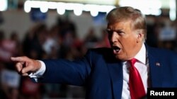 Bivši predsednik SAD Donald Tramp na skupu u Iriju u Pensilvaniji, 29. jul 2023.