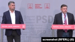 Liderul PSD Marcel Ciolacu și propunerea PSD pentru prim ministru, dr. Alexandru Rafila