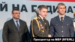 Младен Маринов и Христо Терзийски на връчване на наградите "Полицай на годината" в МВР през 2019 г.