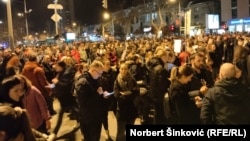 Protest u Novom Sadu 27. januara 2025.