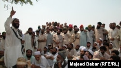 File photo of an Afridi jirga or tribal assembly in the town of Bara in the Khyber tribal district in 2002.