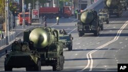 გამარჯვების დღისადმი მიძღვნილი სამხედრო აღლუმი წითელ მოედანზე. მოსკოვი, 9 მაისი, 2023.