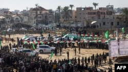 Обмен заложников, сектор Газа, 15 февраля 2025 года 