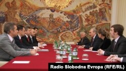 Skopje - Macedonia - Macedonian government representatives meet with representatives from russian Gazprom